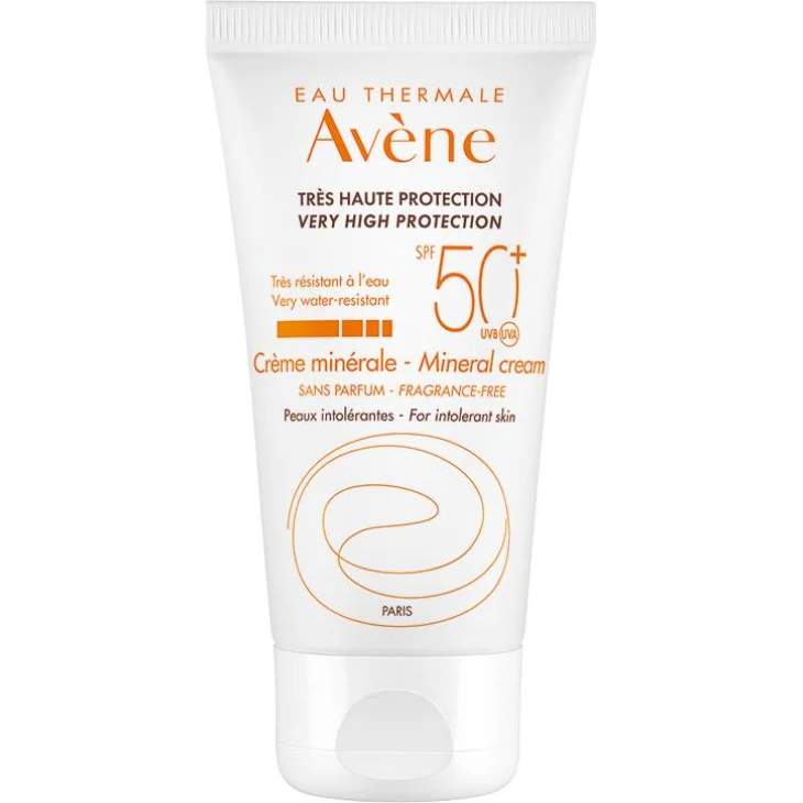 Avène Crema Solare Viso Schermo Minerale Protezione Solare SPF50+ 50 ml