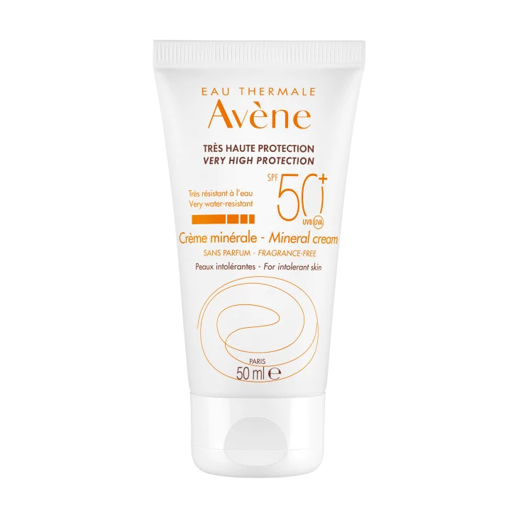 Av&egrave;ne Crema Solare Viso Schermo Minerale Protezione Solare SPF50+ 50 ml