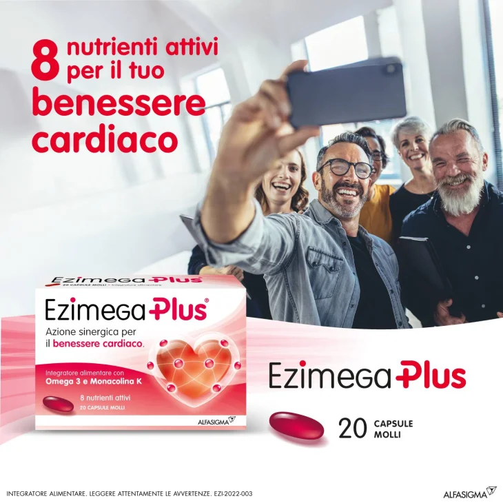 Ezimega Plus Integratore agli Omega 3 Contro il Colesterolo