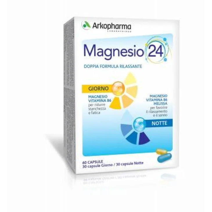 Arkopharma Magnesio 24 Integratore Giorno e Notte