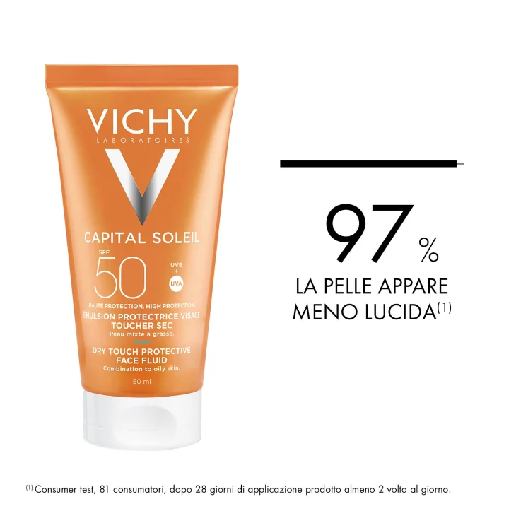 Vichy Capital Soleil Dry Touch Crema solare per il viso SPF50 50 ml