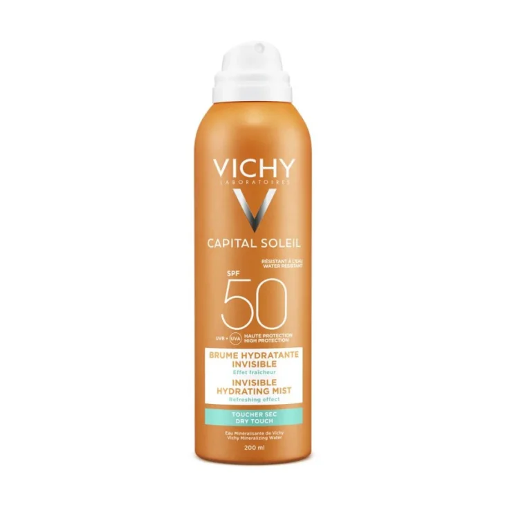 Vichy Capital Soleil Spray Invisibile Idratante Solare SPF50 200 ml Vichy Capital Soleil Spray Invisibile Idratante Solare SPF50 200 ml