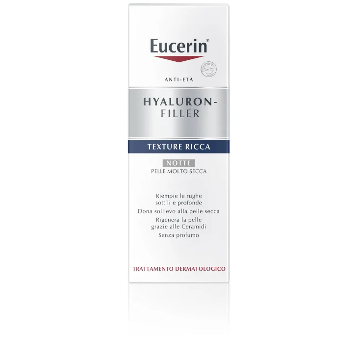 Eucerin Hyaluron Filler Texture Ricca Antirughe Notte