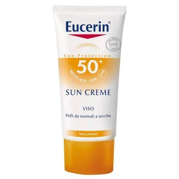 Eucerin Sun Creme Solare Viso Protezione solare SPF50+ per pelli da normali a secche 50 ml