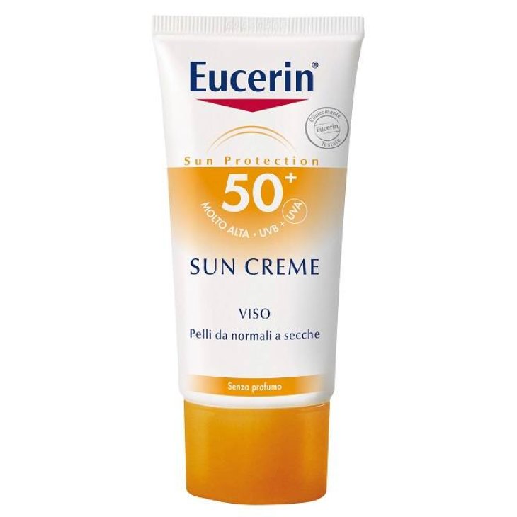 Eucerin Sun Creme Solare Viso Protezione solare SPF50+ per pelli da normali a secche 50 ml