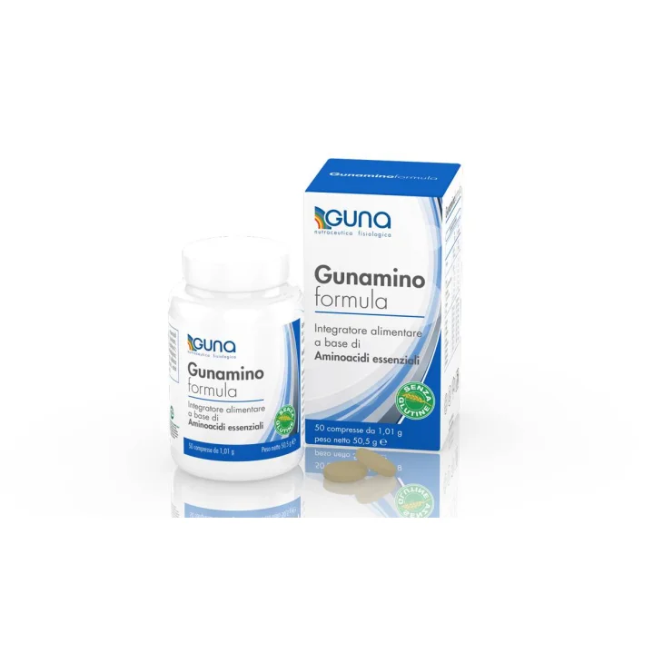 Guna Gunamino Formula Integratore di Aminoacidi Essenziali 50 compresse