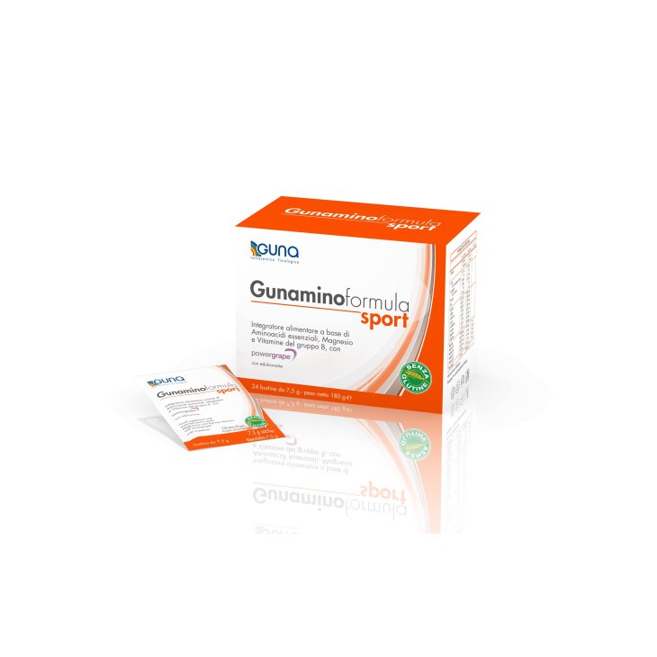 Gunamino Formula Sport Integratore di Aminoacidi per sportivi 24 bustine da 7,5 g