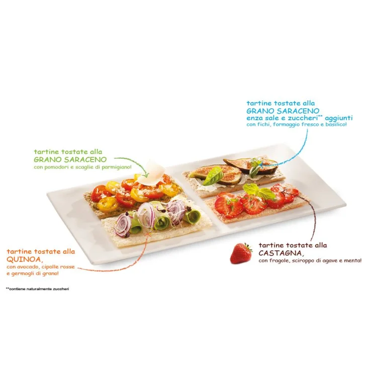 Le Pain des Fleurs Tartine Bio Tostate Multicereali Senza Glutine