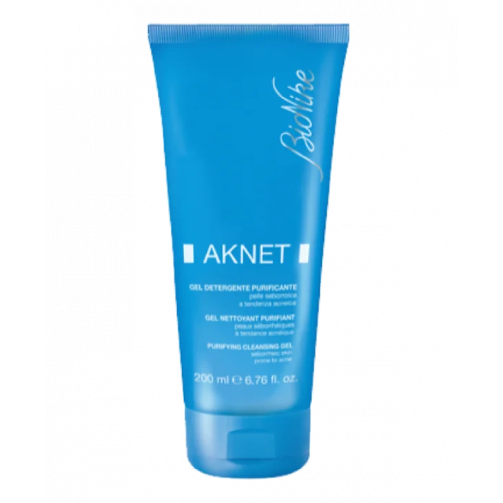 BioNike Aknet Gel Detergente Purificante Per La Pelle con Acne 200 ml