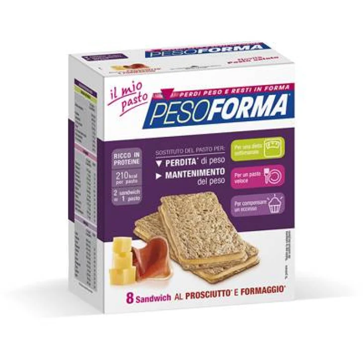 Pesoforma Sandwich Dietetici Prosciutto e Formaggio