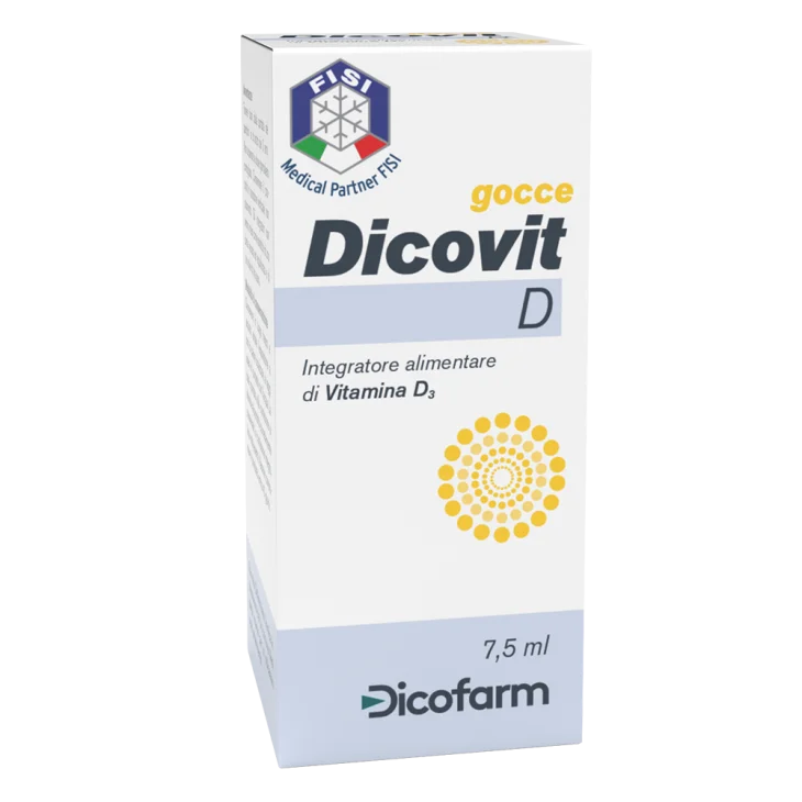 Dicofarm Dicovit D Gocce Integratore Vitamina D3 per Bambini