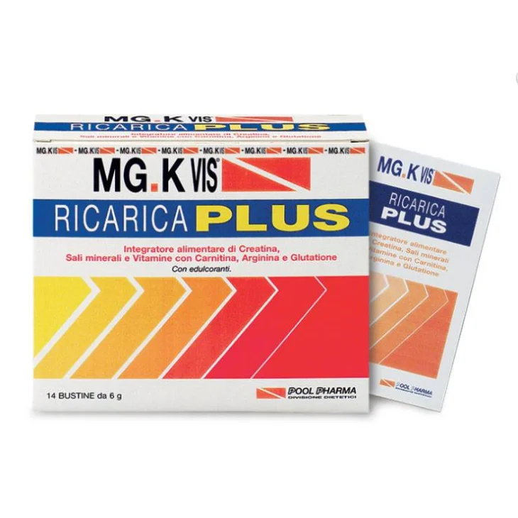MGK Vis Ricarica Plus Integratore Tonico e Ricostituente 14 bustine