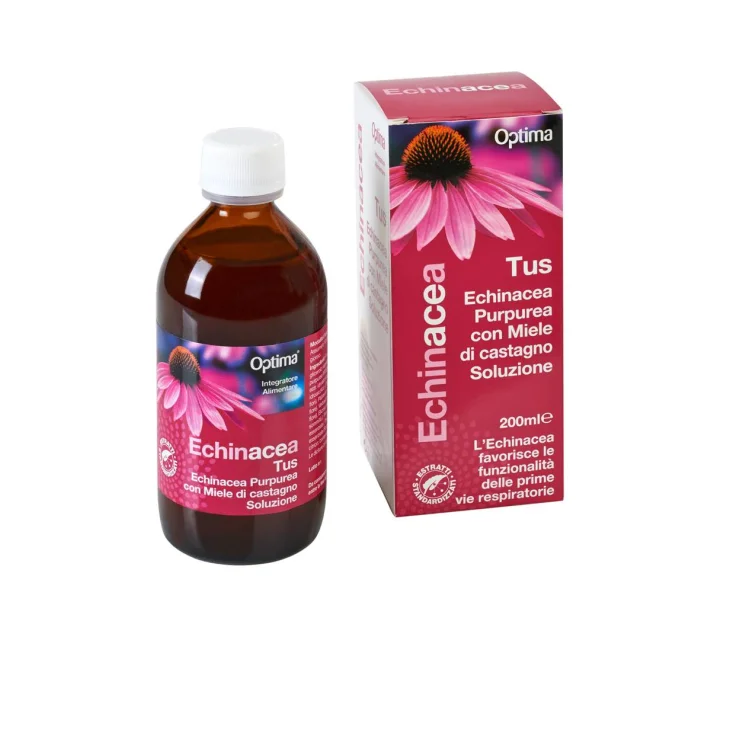 Optima Naturals Echinacea TUS Soluzione Integratore per la Tosse 200 ml
