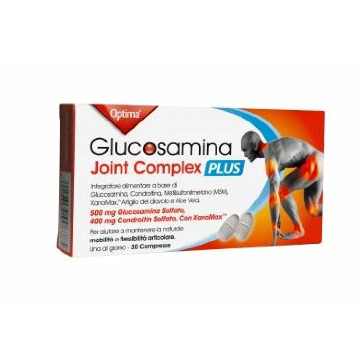 Optima Naturals Glucosamina Joint Complex 500 Plus Integratore per le Articolazioni 30 compresse