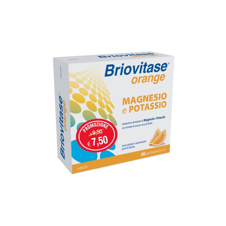 Briovitase Orange Integratore Magnesio e Potassio 14 bustine