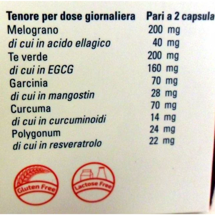 aRos Integratore ad Attività Antiossidante a Base di Melograno