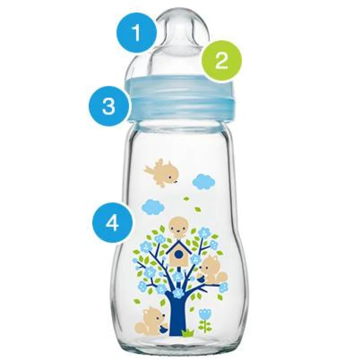 Mam Feel Good Biberon Vetro 2+ Mesi 260 ml