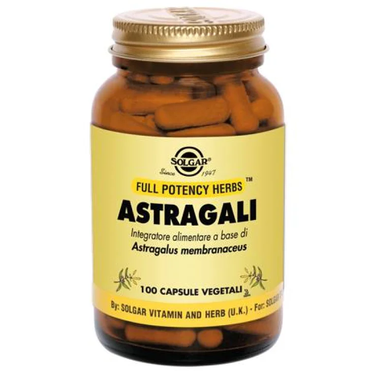 Solgar Astragali Integratore Tonico per le Difese Immunitarie 100 capsule