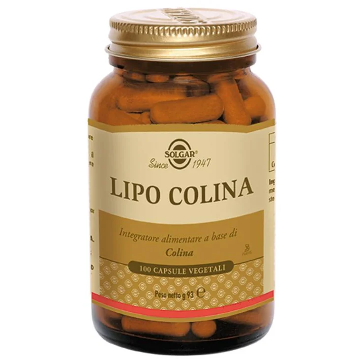 Solgar Lipo Colina Integratore 100 capsule