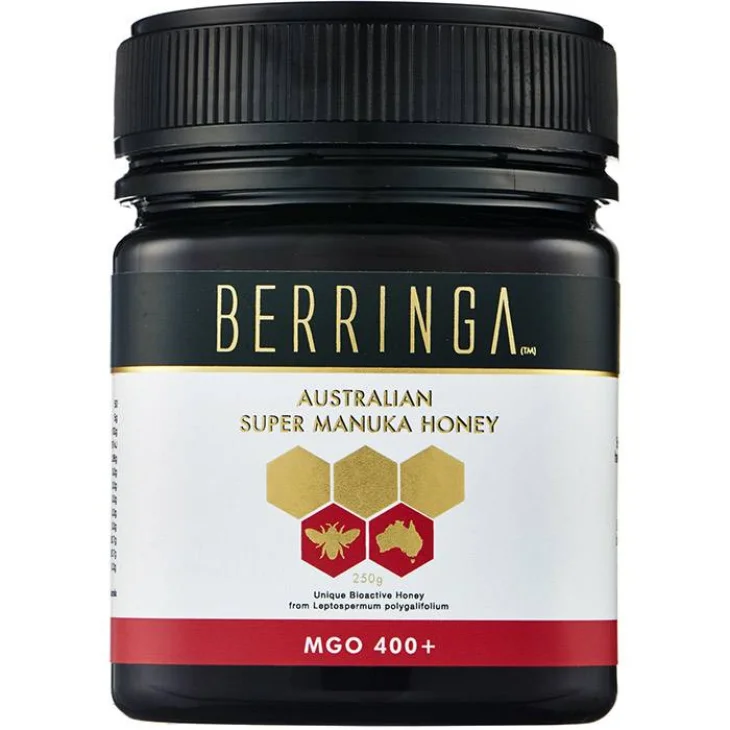 Berringa Super Miele di Manuka Australiano MGO 400+ 250 grammi