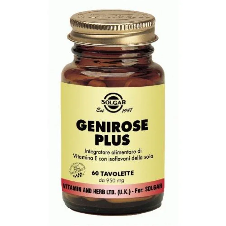 Solgar Genirose Plus Integratore per la Menopausa 60 Tavolette