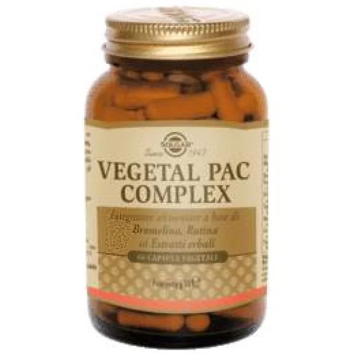 Solgar Vegetal Pac Complex Integratore per il Sistema Circolatorio 60 capsule