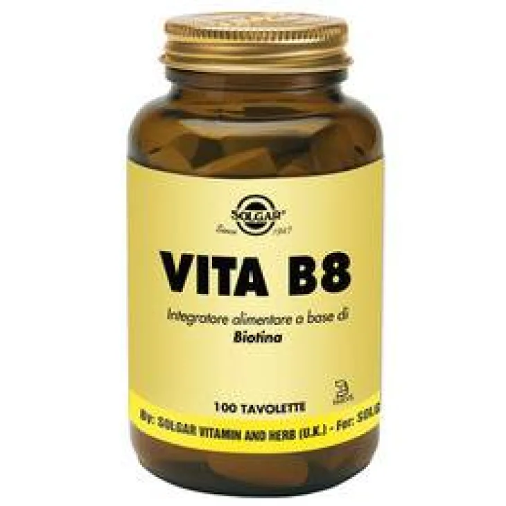Solgar Vita B8 Integratore Vitaminico 100 tavolette