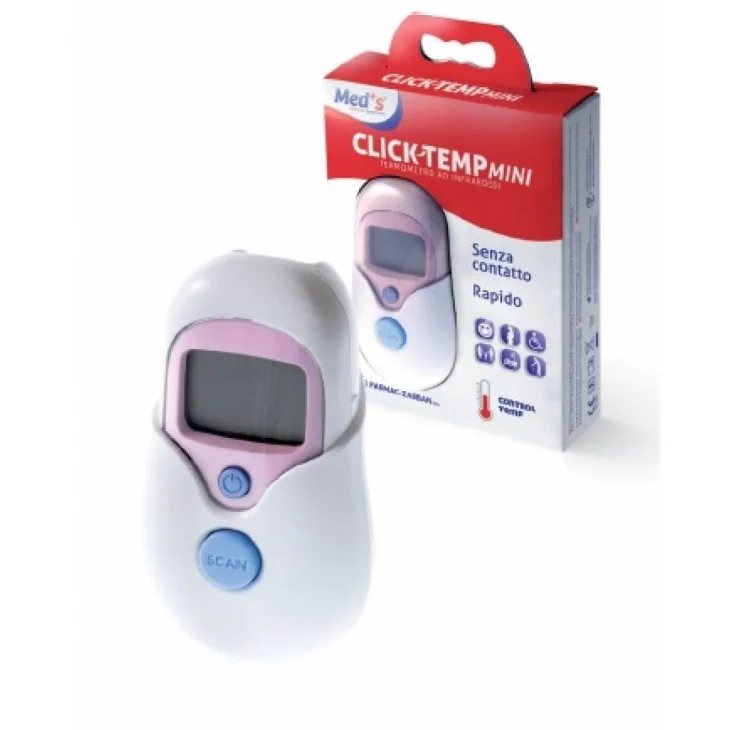 Med's Clicktemp Mini Termometro ad Infrarossi