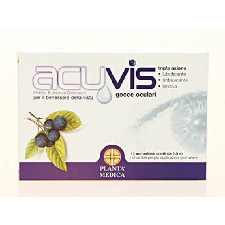 Planta Medica Acuvis Gocce Oculari Integratore per la Vista 10 flaconcini