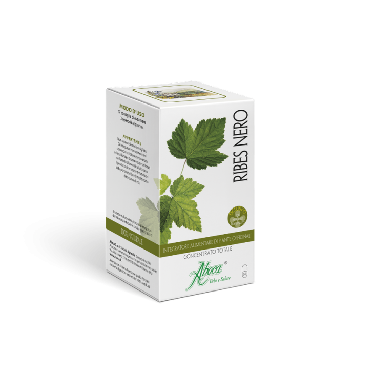Aboca Ribes Nero Integratore per Naso e Gola 50 Opercoli