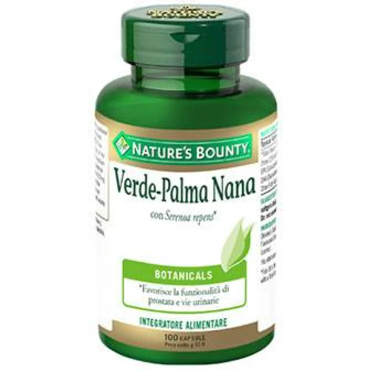 Nature's Bounty Verde-Palma Nana Integratore per le Vie Urinarie