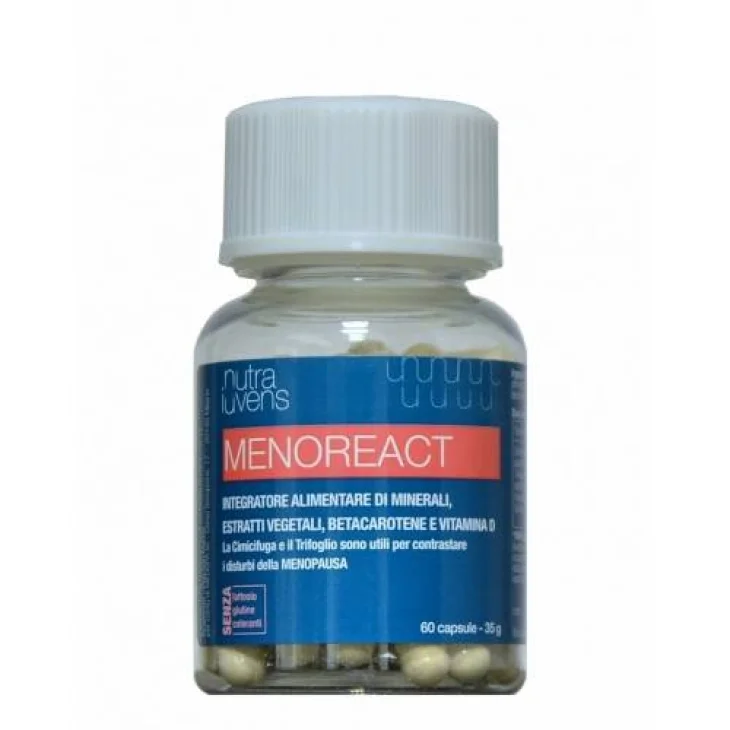 Nutraiuvens Menoreact Integratore per la Menopausa 60 capsule