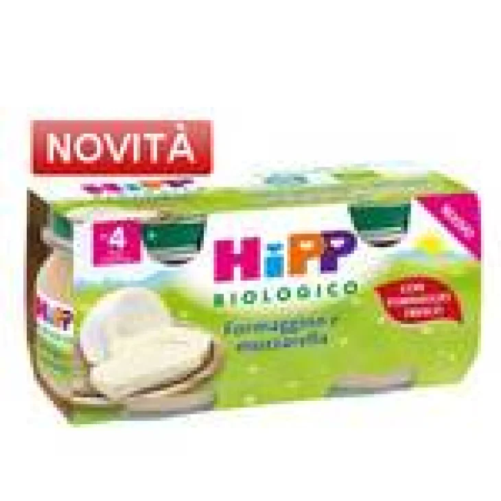 Hipp Biologico Omogeneizzato Gusto Formaggino e Mozzarella