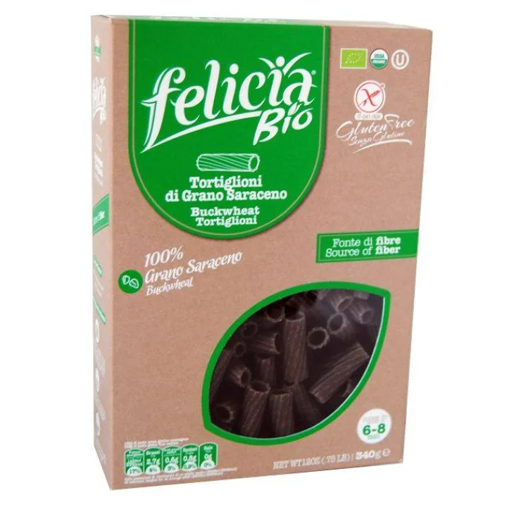 Felicia Bio Tortiglioni Pasta al Grano Saraceno Senza Glutine