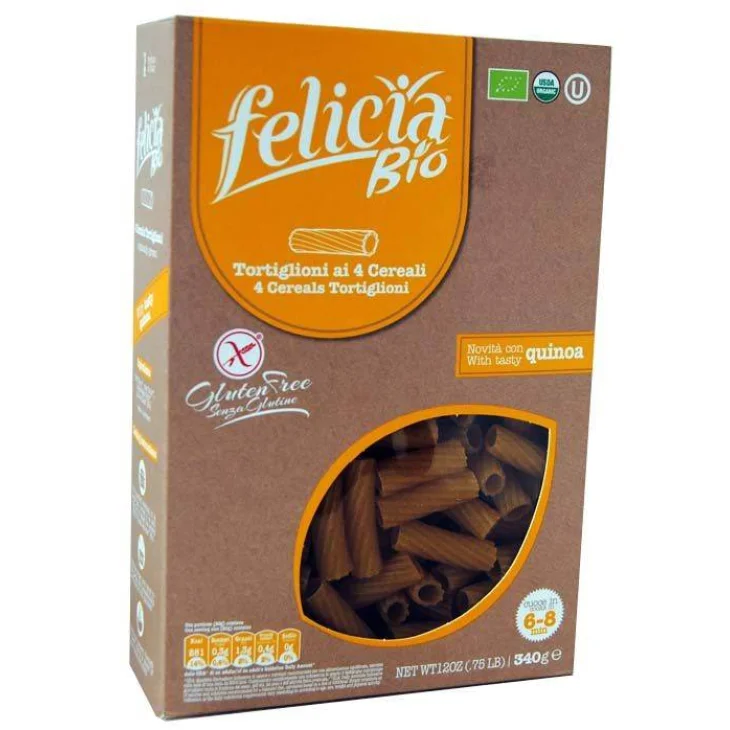 Felicia Bio Tortiglioni Pasta Multicereali Senza Glutine