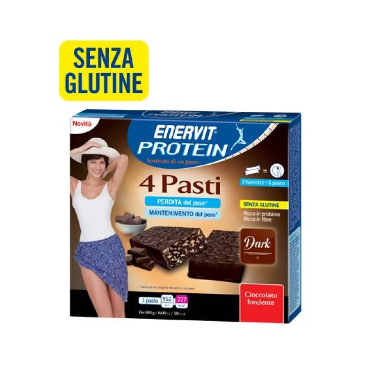 Enervit Protein Dark Barrette sostitutive del pasto 4 Pasti