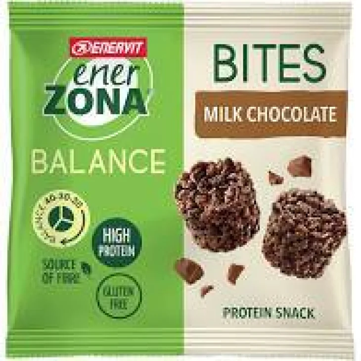 Enerzona Bites Snack Dolce Dietetico Gusto Milk Chocolate 1 Bustina