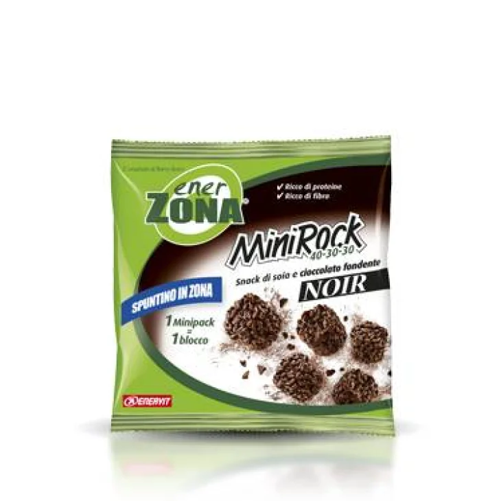 Enerzona Minirock Noir Snack Dolce Dietetico 1 Bustina