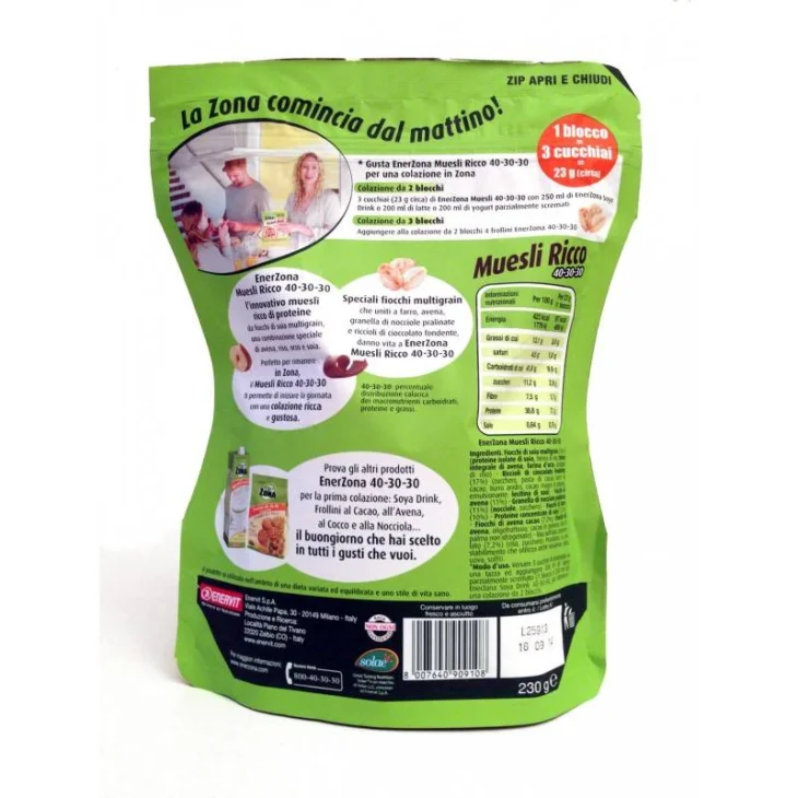 Enerzona Muesli Ricco 230 g