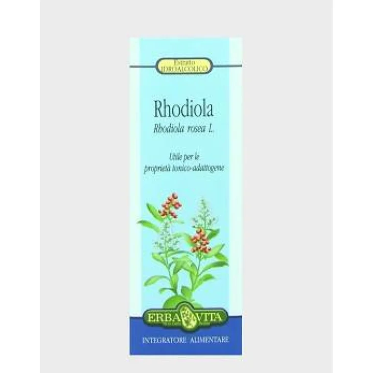 Erba Vita Rodiola Estratto Idroalcolico Integratore per l'Umore