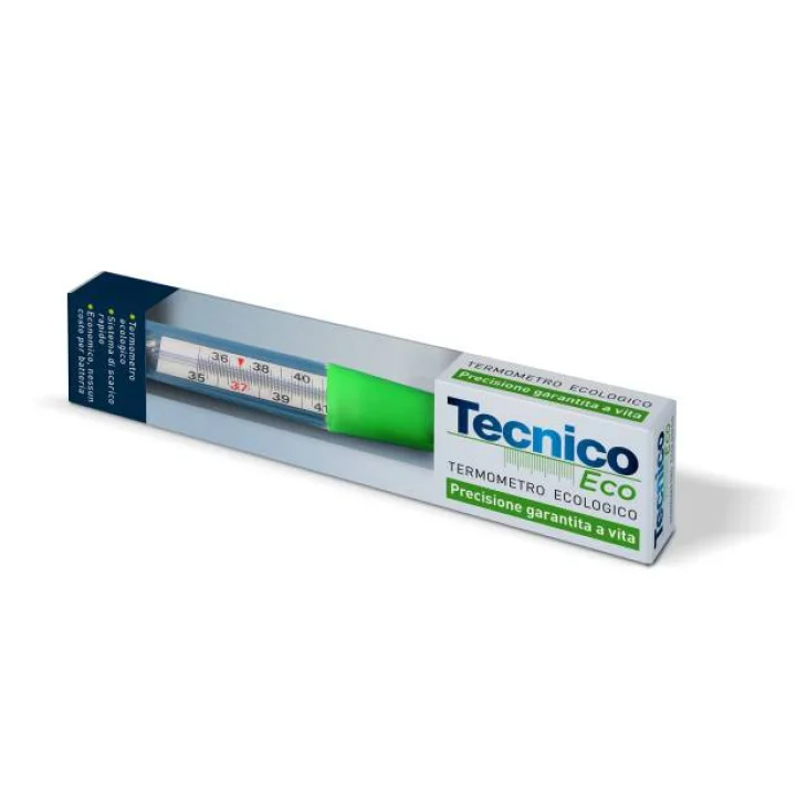 Tecnico Termometro Ecologico in Vetro Senza Mercurio