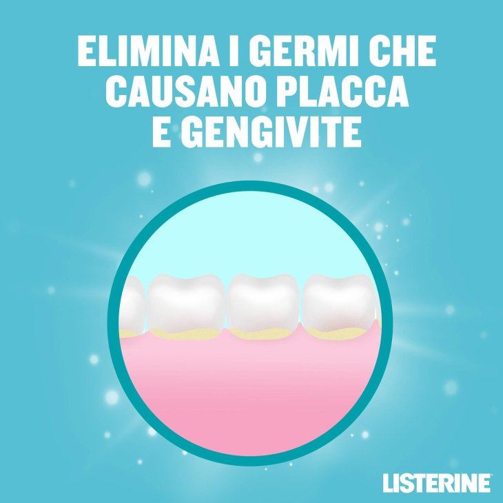 Listerine Collutorio Cool Mint Gusto Delicato Menta Alito Fresco Senza Alcol 500ml