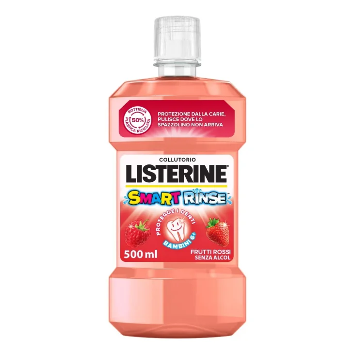 Listerine Smart Rinse Collutorio Al Fluoro Per Bambini 500 ml