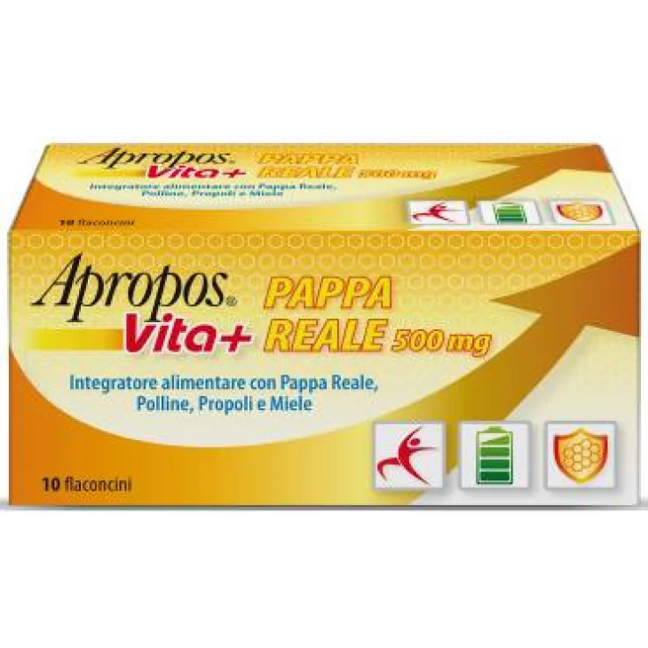 Apropos Vita+ Pappa Reale 500mg Integratore Tonico e Ricostituente