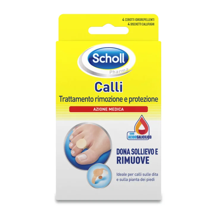 Scholl Cerotti Callifughi Trattamento Rimozione e Protezione