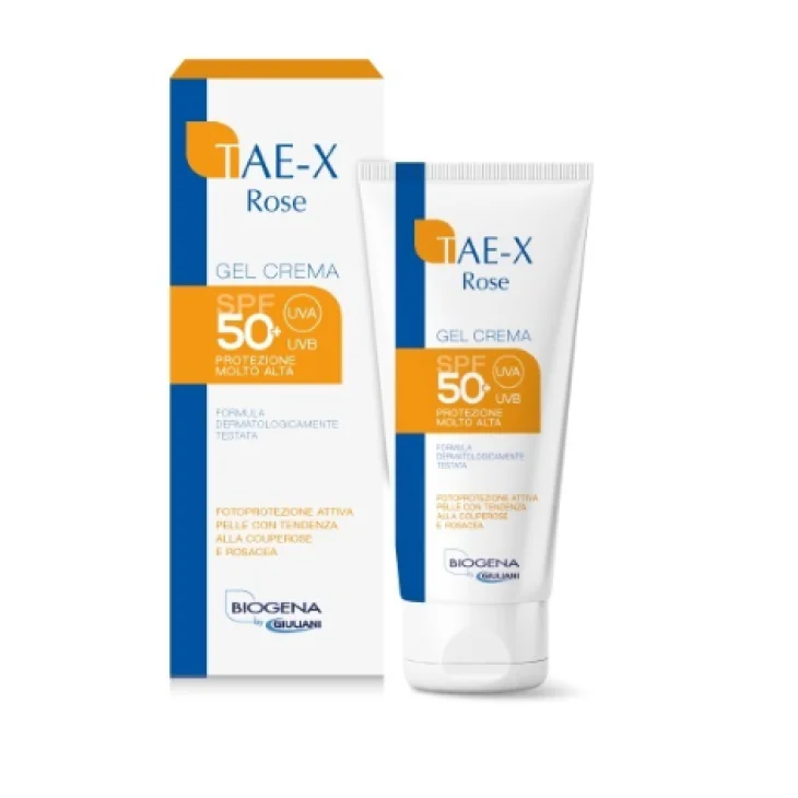 Biogena Tae-X Rose Gel crema solare per couperose SPF50+ 60 ml