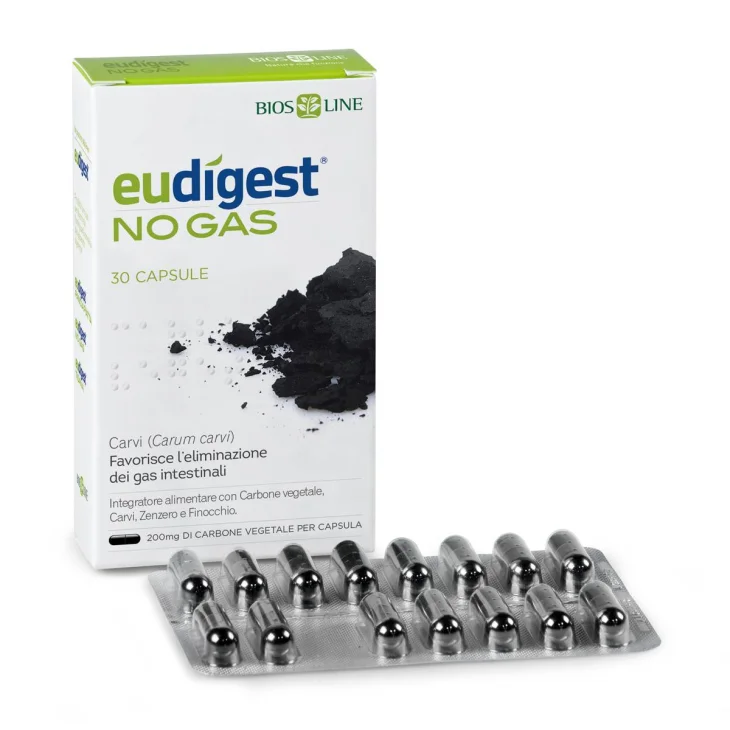 Bios Line Eudigest No-Gas Integratore Contro Gas Addominali