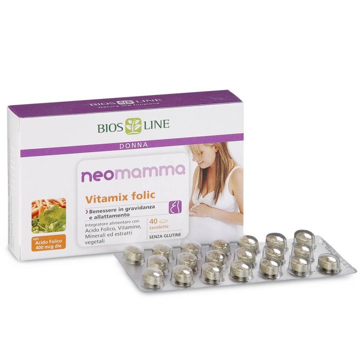 Bios Line NeoMamma Vitamix Folic Integratore per Gravidanza ed Allattamento