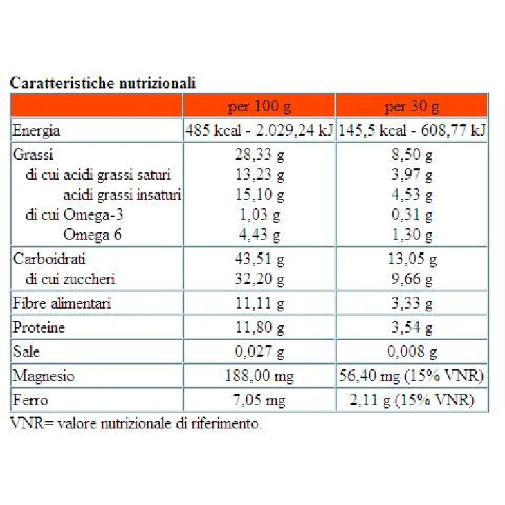 Rilevo 3 Ore Senza Fame Barretta con Semi, Cereali Naturali e Cioccolato Fondente