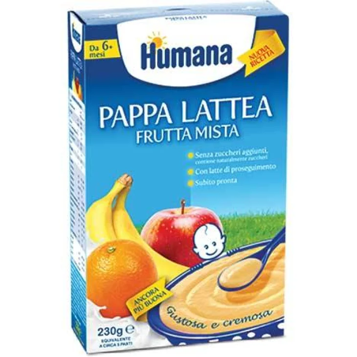 Humana Pappa Lattea alla frutta mista 250 g